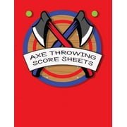 MAGIC-FOX BOOKS & JOURNALS Axe Throwing Score Sheets: For Men and Women Axe Thrower Game Coaches and Players 110 Pages 8-1/2 X 11 Inches, Score Over 1000 Games and 3000 matches