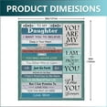 thumbnail image 2 of LHSHID Daughter in Law Gifts Gifts for Daughter in Law Blanket to My Daughter in Law Blanket Birthday Gifts for Future Daughter in Law Anniversary Valentine Daughter in Law Gifts 30x40in, 2 of 6