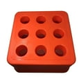 thumbnail image 2 of Caja de almacenamiento de portaherramientas BT30 Caja de plástico PP para piezas CNC, puede almacenar portaherramientas / fresa / broca, etc 9 hoyos, 2 of 8