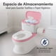 thumbnail image 4 of BEBBLY Bañito Entrenador Infantil con Sonido Musical Portarrollo y Almacenamiento Asiento Antiderrapante para Niños y Niñas de 6 Meses a 3 Años Fácil de Limpiar Ideal para Aprender a Ir al Baño, 4 of 7
