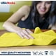 thumbnail image 3 of Paño de limpieza de microfibra USANOOKS amarillo, 12 unidades, 32 x 32 cm, 3 of 6