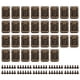 thumbnail image 2 of Retro Hasp Latch Jewelry Box Hardware Olive Green Iron Closure 3.7X2.5X1CM 30Pcs, 2 of 2