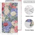 thumbnail image 2 of Dreamtimes Watercolor Floral Spring Hand Towels 2 PCS, Ultra Soft and Highly Absorbent, Decorative Fingertip Towel for Home, Bathroom, Kitchen, 28.3"x14.4", 2 of 5