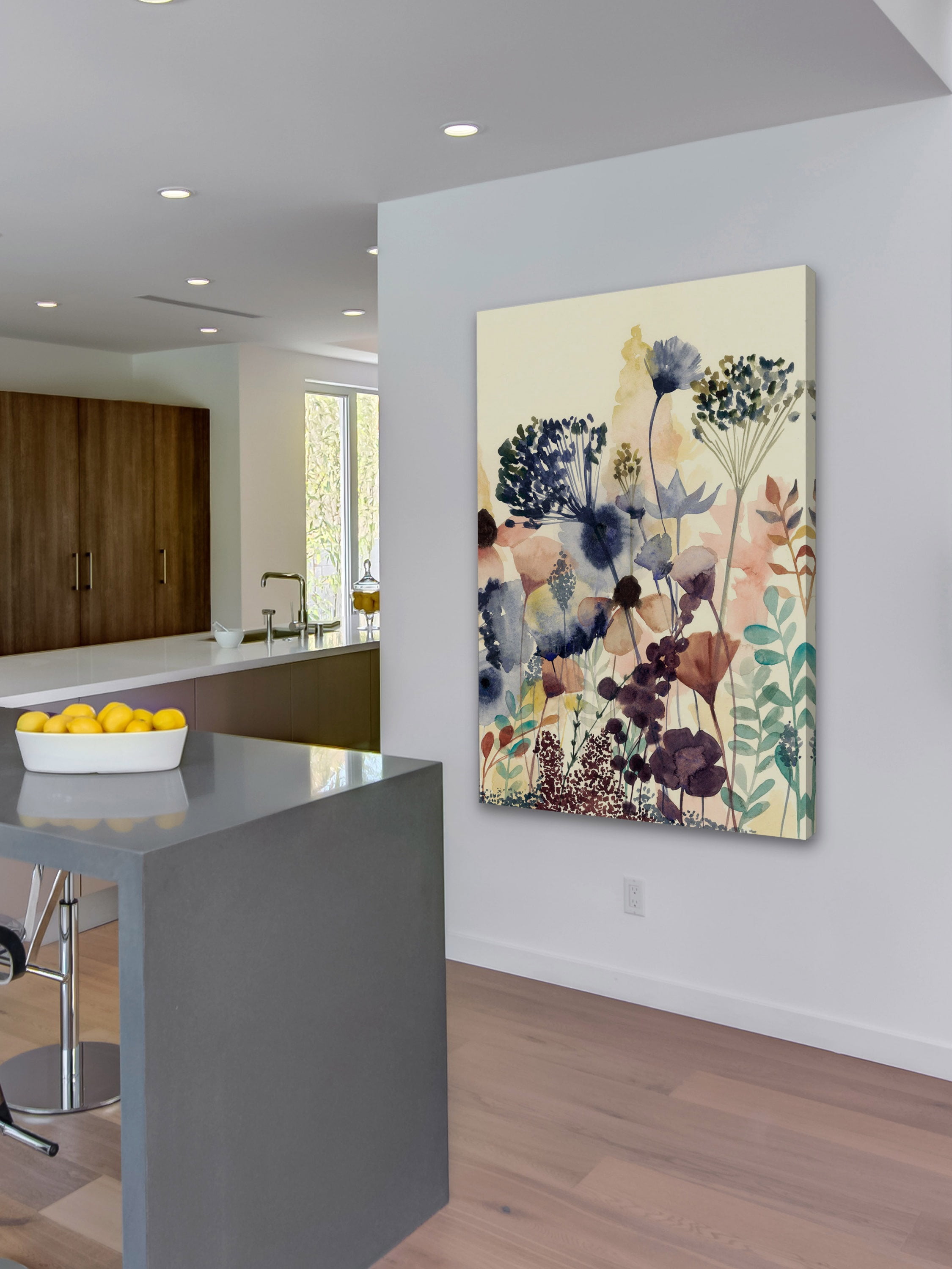 "Sundry Blossoms II" Painting Print on Wrapped Canvas