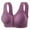 Purple, variant on GEWSEY Daisy Bras for Older Women 2025 Sports Bras for Women High Support,No Underwire Wireless Push Up Full Coverage Pink, 44