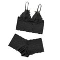 thumbnail image 3 of Gibobby Ropa interior mujer sexy Conjunto De Lencería Erótica Ropa Interior Sexy para Mujeres Encaje Mujeres Lencería Cuello en V Ropa de Dormir(Negro, 3XG), 3 of 5