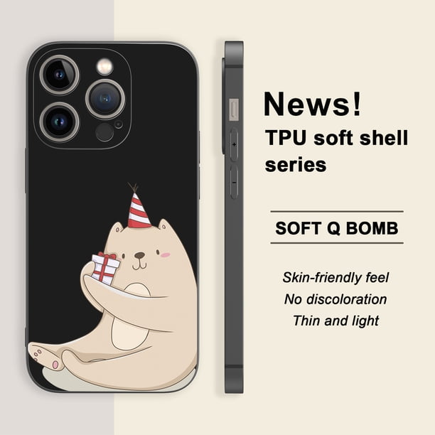 Destaca entre la multitud con una elegante y duradera funda protectora de doble capa para iPhone