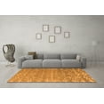 thumbnail image 3 of Ahgly Company Indoor Rectangle Abstract Orange Modern Area Rugs, 5' x 8', 3 of 4