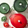 thumbnail image 6 of Staub Cast Iron 6.25-qt Shallow Oval Dutch Oven - Cherry, 6 of 6