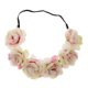 thumbnail image 4 of Flor Corona Diadema Rattan Vine Guirnalda Guirnalda Boda Nupcial Hair Hoop do Colcomx Diadema de flores Boho Guirnalda, 4 of 8