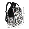 thumbnail image 2 of Fotbe Cool Camera Mochila Maternidad - Lona de Sarga Impermeable, Mochila de Pañales de Gran Capacidad con Múltiples Bolsillos y Correas Ajustables, 2 of 6