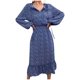 thumbnail image 1 of Vestido de mujer primavera/verano con cordones y cuello en V floral vestido suelto falda oscilante Wmkox8yi  FGJ1658, 1 of 6
