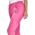 thumbnail image 3 of Mini Marilyn Scrub Joggers 4-Way Stretch Elastic Waistband Four Pocket Jogger Pants, 3 of 3