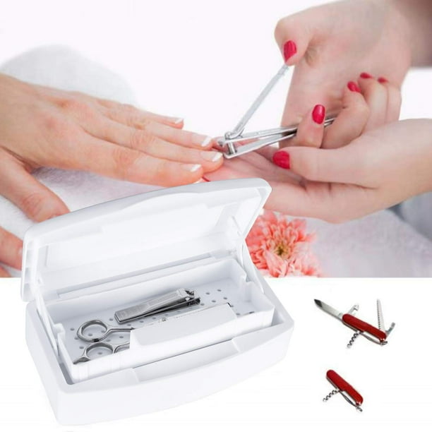 Sterilizer Tray, Storage & Sterilization Box Nail Art Tool Disinfection Container Manicure Salon