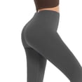 thumbnail image 4 of Idoravan leggings for women yoga pants women long Women's Sport Casual Solid Color Ladies Fashion Waist Yoga Pants Long Pants, 4 of 5