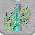 thumbnail image 4 of Inktastic Violin with Musical Notes and Swirls Boys or Girls Baby Bib, 4 of 4