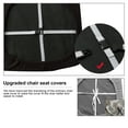 thumbnail image 2 of Joqmia Waterproof Chair Seat Covers, Stretch Jacquard Chair Covers for Dining Chairs, Removable Chair Seat Slipcovers Protector, Kitchen Chair Covers(Set of 2,Black), 2 of 7
