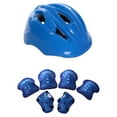 thumbnail image 1 of Sunloudy Conjunto de equipo de protección para patinaje sobre ruedas para niños, transpirable, resistente al desgaste, casco ajustable, rodilleras, traje Sunloudy Moda, 1 of 5
