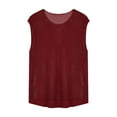 thumbnail image 3 of YLSDY Men's Muscle Transparent Sleeveless Shirts Solid Color See Through Tees Hollow Out Tank Tops Crew Neck Pullover T-Shirts Relaxed Fit, 3 of 6