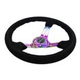 thumbnail image 1 of NRG RST-018S-MCBS 350mm Suede Steering Wheel Neochrome Spoke with Black Stitching, 1 of 3