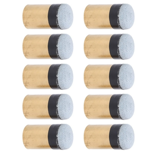 Reemplazo de punta de taco de billar, 10 piezas de billar, accesorio para taco de billar, punta de billar, diseño de clase mundial
