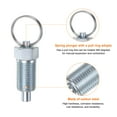 thumbnail image 4 of 2Pcs Spring Plunger with Pull Ring M16*1.50.96" Thread Length Pin Dia.8mm Flat Carbon Steel Non-Locking, 4 of 5