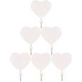 thumbnail image 1 of Gancho de pared Soporte para llaves Gancho de corazón de madera Gancho para toallas Soporte de pared Gancho decorativo Gancho para baño Suministros para el hogar Caja de almacenami, 1 of 5