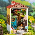 thumbnail image 1 of Casa de de DIY Casas de a en miniatura con luces para muebles Pntas de juguete para jardín CUTICAT Casa de muñecas en miniatura, 1 of 8