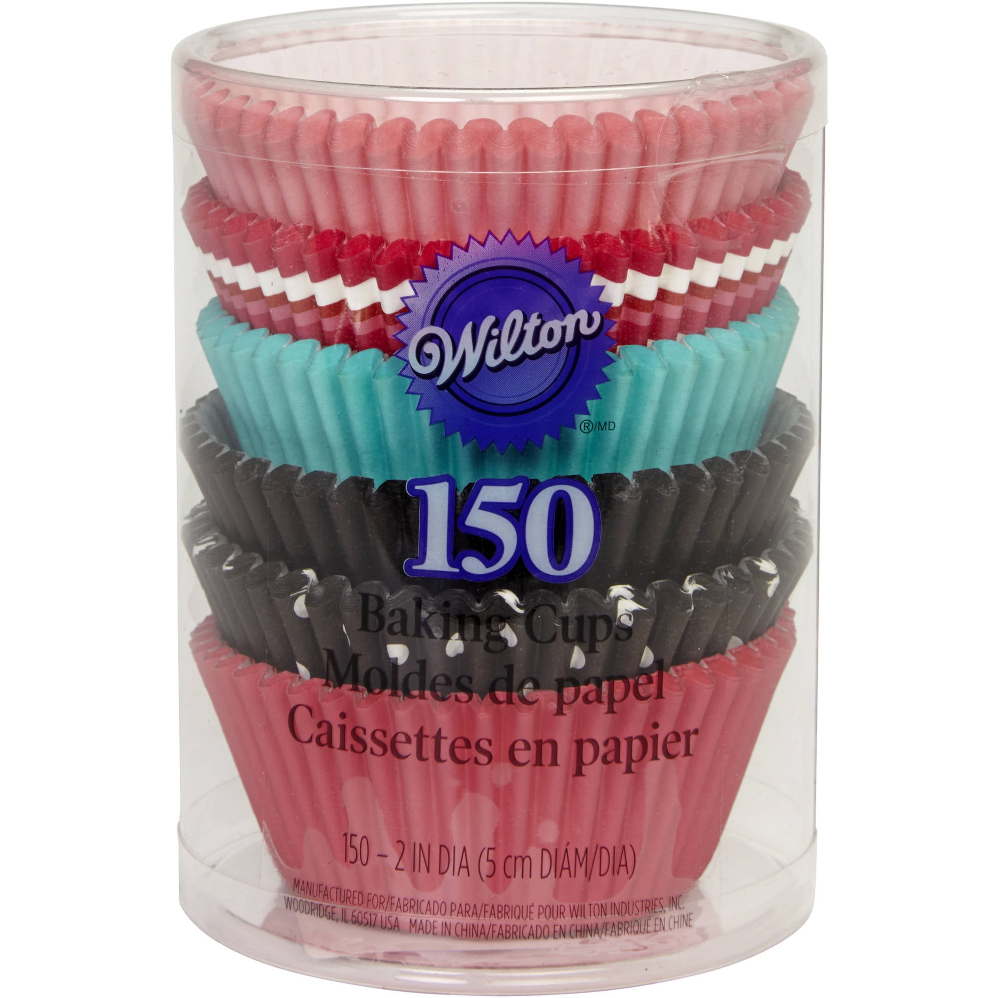 Wilton Standard Baking Cups, Multi Pack, Valentines, 150 Count