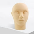 thumbnail image 4 of Cabeza de maniquí Zulema Cabeza de Maniquí de ñas Orificio de Montaje Suave Realista, 4 of 8