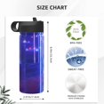 thumbnail image 4 of Saiise inside out 2 Print Insulated Water Bottle with Straw,Sports & Travel Water Bottle 18oz Double Walled Stainless Steel,Reusable Thermal Water Bottle, 4 of 8