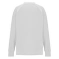 thumbnail image 6 of SMihono V Neck T Shirts for Women Long Sleeve Cute Tops Spring Winter Dressy Business Casual Blouses Trendy Basic Tees Clothes White M, 6 of 6
