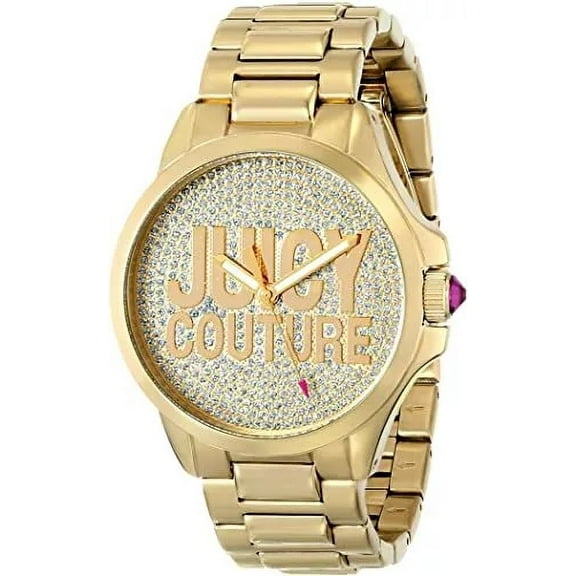 Juicy Couture Women's 1901148 Jetsetter Analog Display Quartz Gold Watch