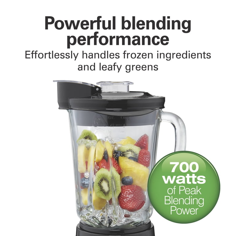 Hamilton Beach Quiet Kitchen Wave Action Smoothie Blender, 48 oz