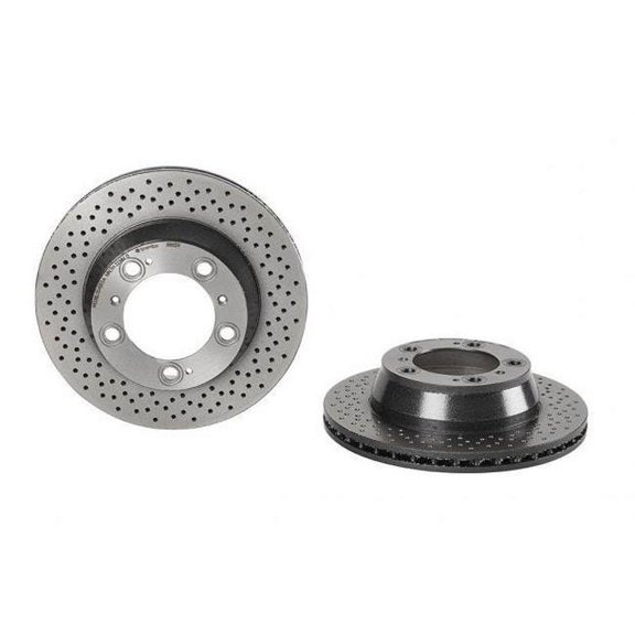 Brembo 09.6665.11 Disc Brake Rotor for 2005-2008 Porsche 911 - Rear