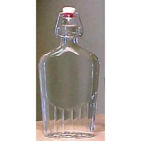 Bormioli Rocco Glass Pilsner Glass - Bormioli Rocco Fiaschetta Glass 17 Ounce Pocket Flask, Set of 12