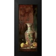 thumbnail image 2 of Unknown 9x18 Black Modern Framed Museum Art Print Titled - Oriental Vase Panel II, 2 of 5