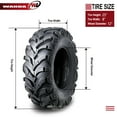 thumbnail image 5 of One New ATV UTV Tire 25x8-12 25X8X12 P341 DURABLE 6PR 10157 DEEP TREAD MUD, 5 of 10