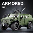 thumbnail image 4 of Vehículo blindado modelo M923 a escala 1:20 con sonido y luz, 4 of 5
