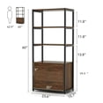 thumbnail image 2 of Tribesigns 2-Tier Drawer & 4-Tier Shelf Storage Unit, Multifunctional Bookcase Storage Tower for Bedroom, Living Room, Office, 60"H x 23.6"L x 15.7"W, 2 of 6