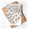 thumbnail image 1 of Baroque Art Lion Shield Illustration Pattern Greeting Cards You are Invited Invitations, 1 of 3