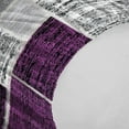 thumbnail image 5 of Abstract Patchwork Chair Covers Slipcovers Set of 4,Spandex Super Fit Stretch Removable Washable Kitchen Parsons Protector for Dining Room Hotel Ceremony Purple Grey Dining Chair Cover, 5 of 5