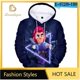 thumbnail image 3 of Sudaderas con capucha de anime para cosplay, camisetas con estampado 3D de 4 a 16 años, camisetas de manga corta, camisetas nuevas de dibujos animados de 2024, sudaderas con capucha de Leon Crow, 3 of 5