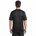 thumbnail image 2 of Zfeel Pure Dry Fit Football Jersey, Men's Open Hem Black Sportswear, 4XL, 2 of 4