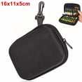thumbnail image 1 of De Señuelos De Pesca, Juego De Cebos Spinner De Pesca De Lentejuelas Compuestas Eva Con Bolsa De Transporte Portátil, Aparejos De Mar, Accesorios De Pesca 16 Unids/Set Vogacara OD008093-00, 1 of 7