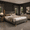 Grey Linen, variant on XIAO WEI California King Bed Frame with Upholstered Headboard, Solid Wood, Beige