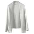 thumbnail image 2 of Women's Soft Shawls and Wraps Knitted Warm Shawl With Sleeves Fashion Shawl Wrap Lightweight Open Front Poncho 2026,Beige Free Size, 2 of 3