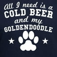 thumbnail image 3 of CafePress - All I Need Is A Cold Beer And My Goldendoodle Swea - Pullover Hoodie, Classic, Comfortable Hooded Sweatshirt, 3 of 4