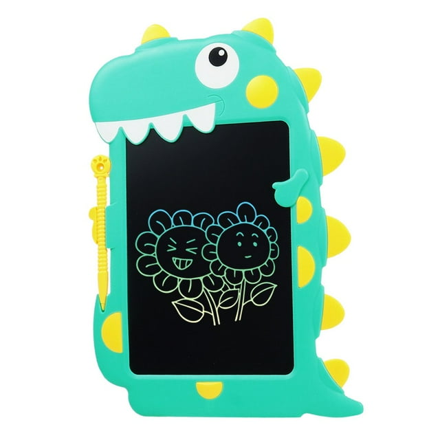 Cartoon LCD Writing Tablet Colorful Doodle Pad Lightweight Anti-fall Children Board Portable Electronic Drawing for Eye Protection One-button Lock