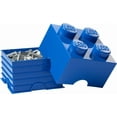 thumbnail image 2 of LEGO Blue Storage Box Brick 4 Bright, 250 250 180mm, 2 of 7